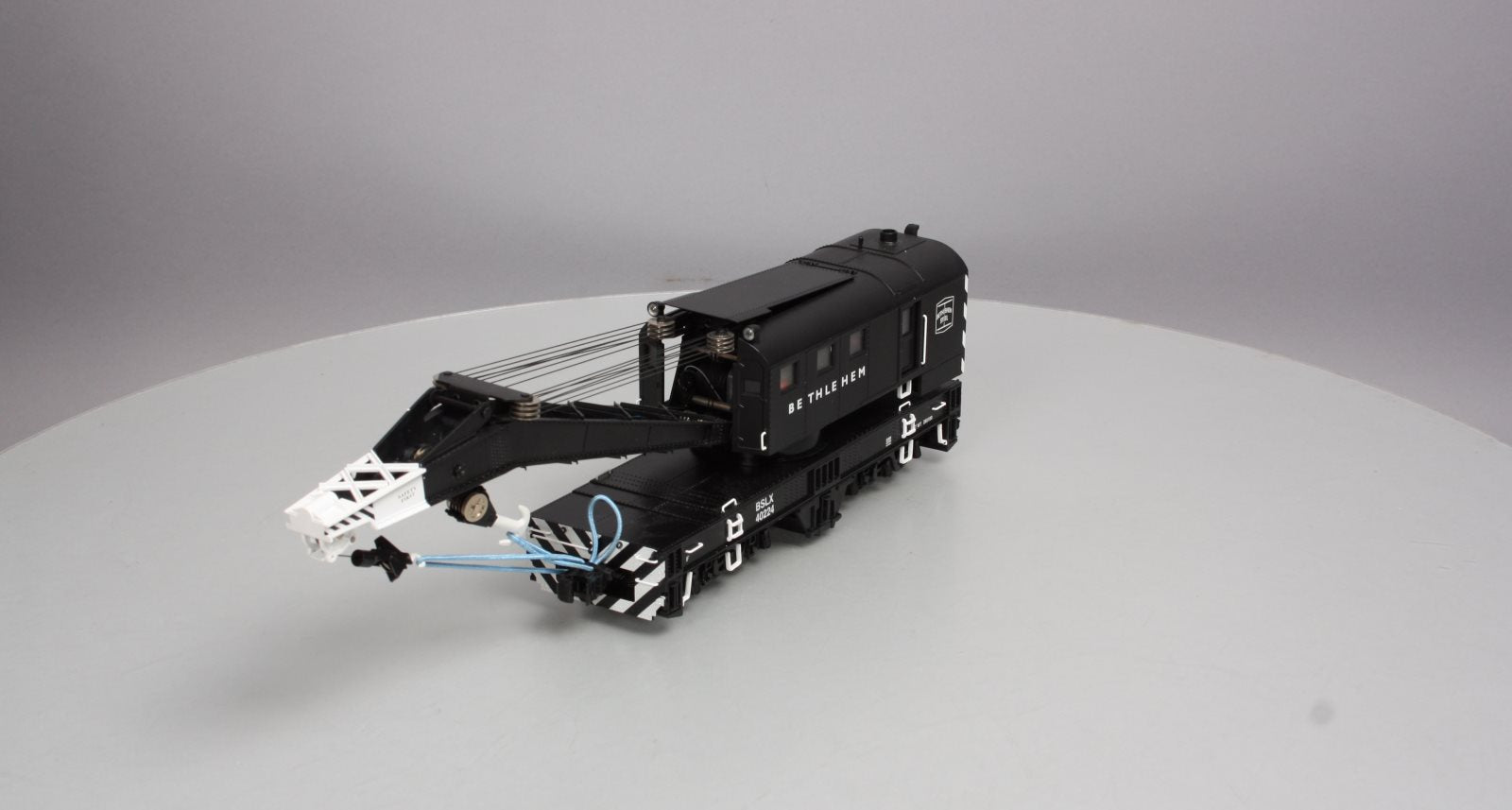Lionel 6-81884 O LEGACY Bethlehem Steel Command Control Scale Crane Car