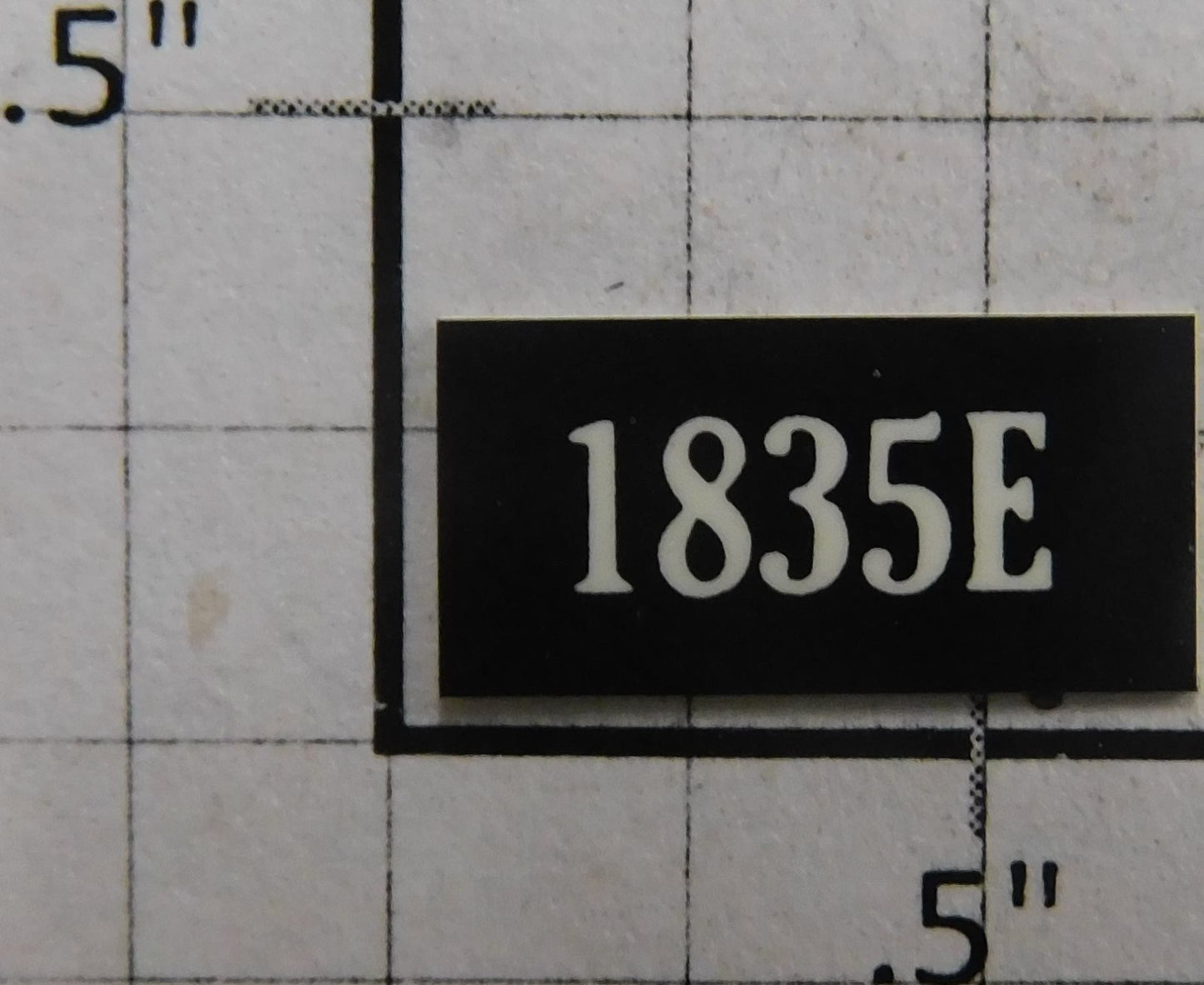 Lionel 1835E-15 Number Board