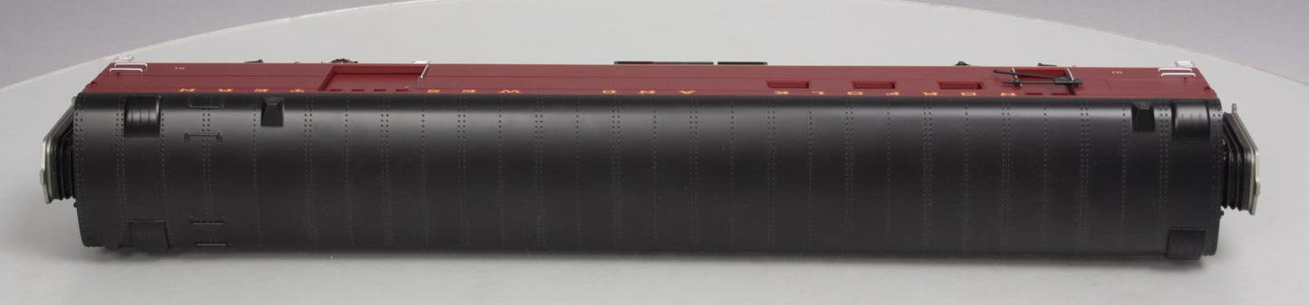 MTH 20-68260 O Norfolk & Western 70' Streamlined Smooth Side RPO Passenger Car
