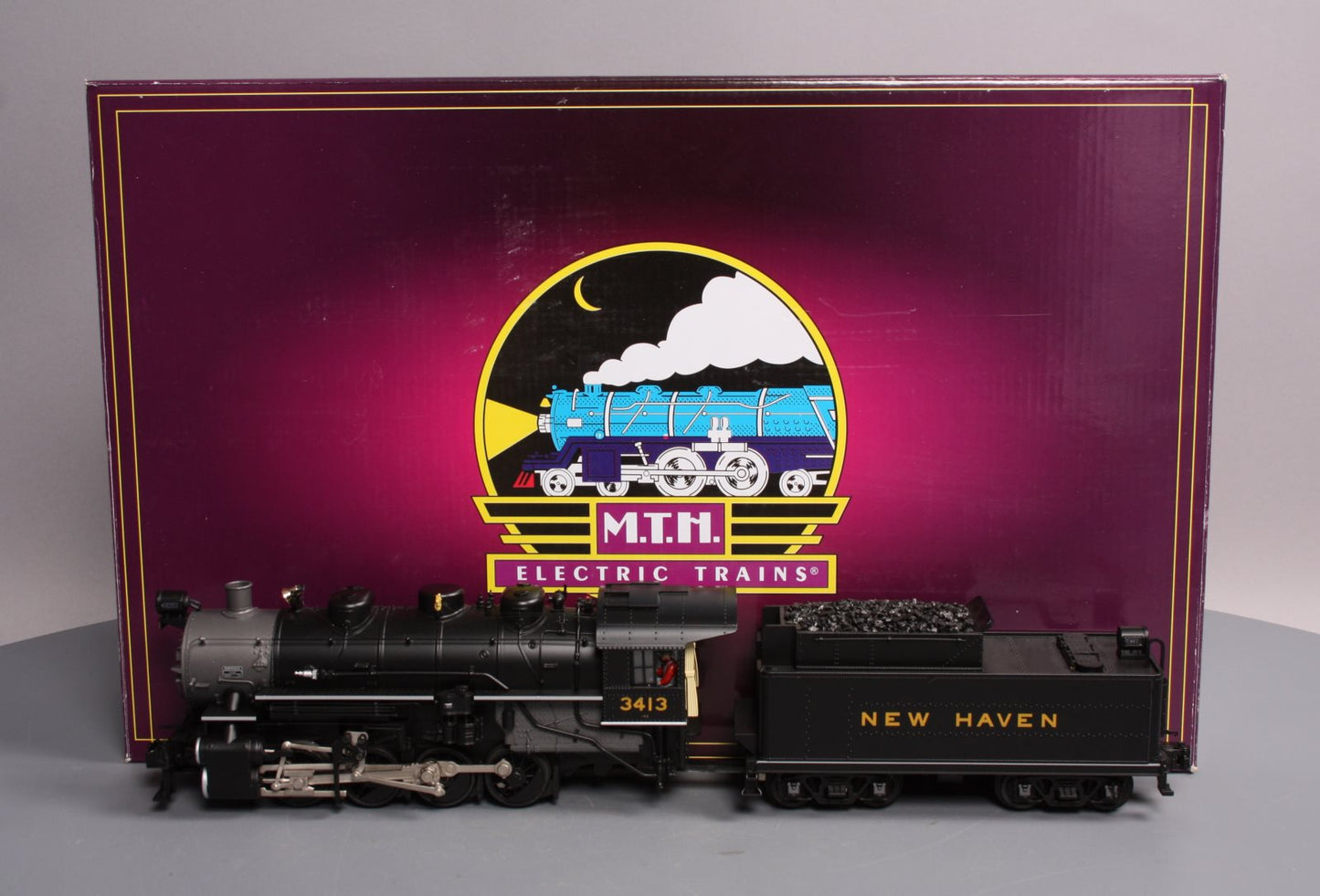 MTH 20-3701-1 New Haven 0-8-0 USRA Steam Engine Proto-Sound 3.0 #3413