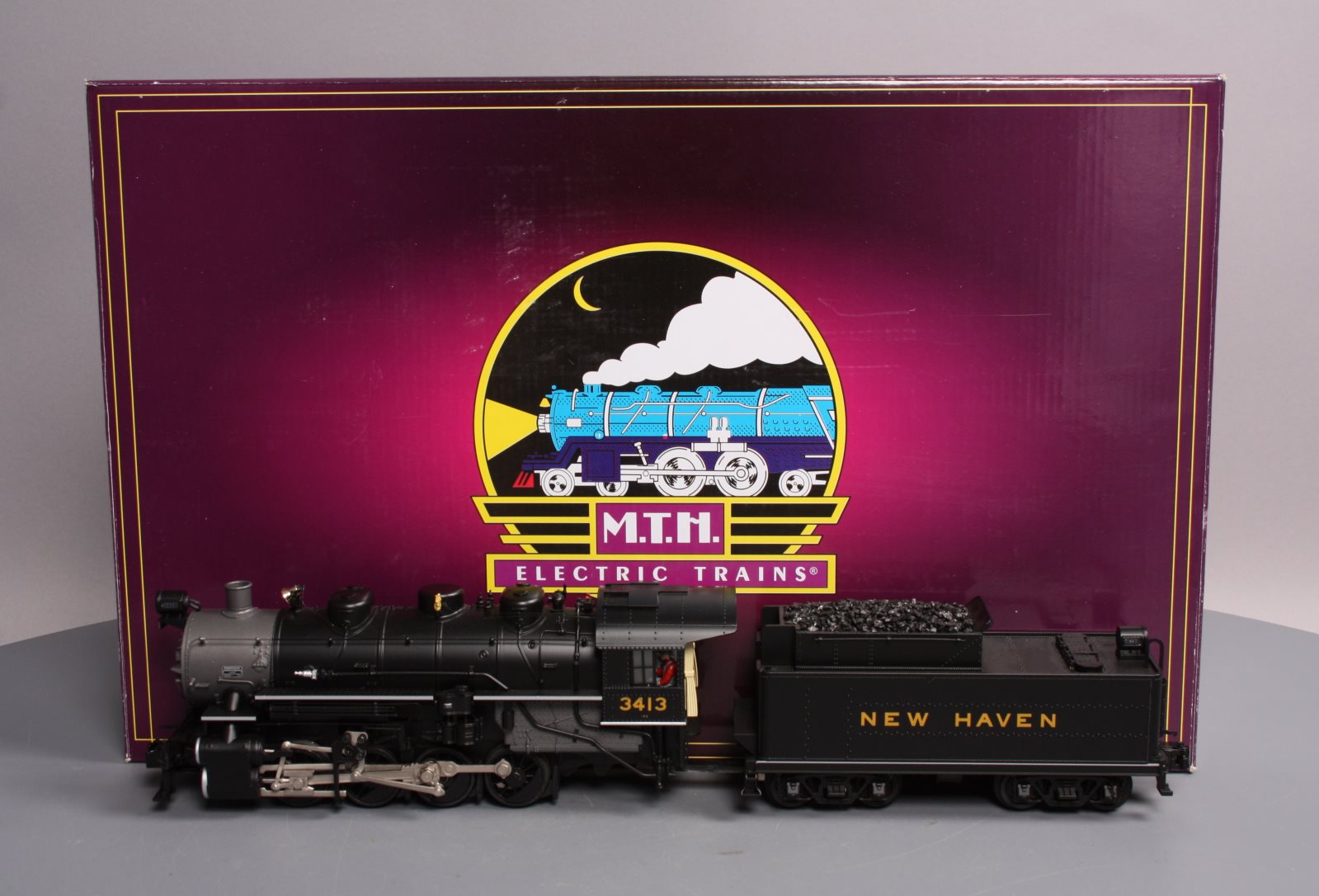 MTH 20-3701-1 New Haven 0-8-0 USRA Steam Engine Proto-Sound 3.0 #3413