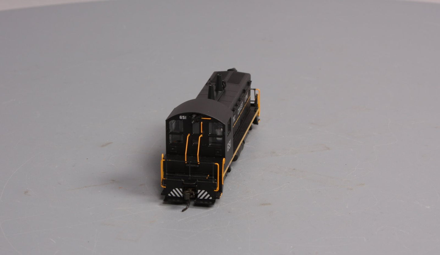 Broadway Limited 1215 HO ACL EMD SW7 Diesel Switcher #651 with Paragon 2