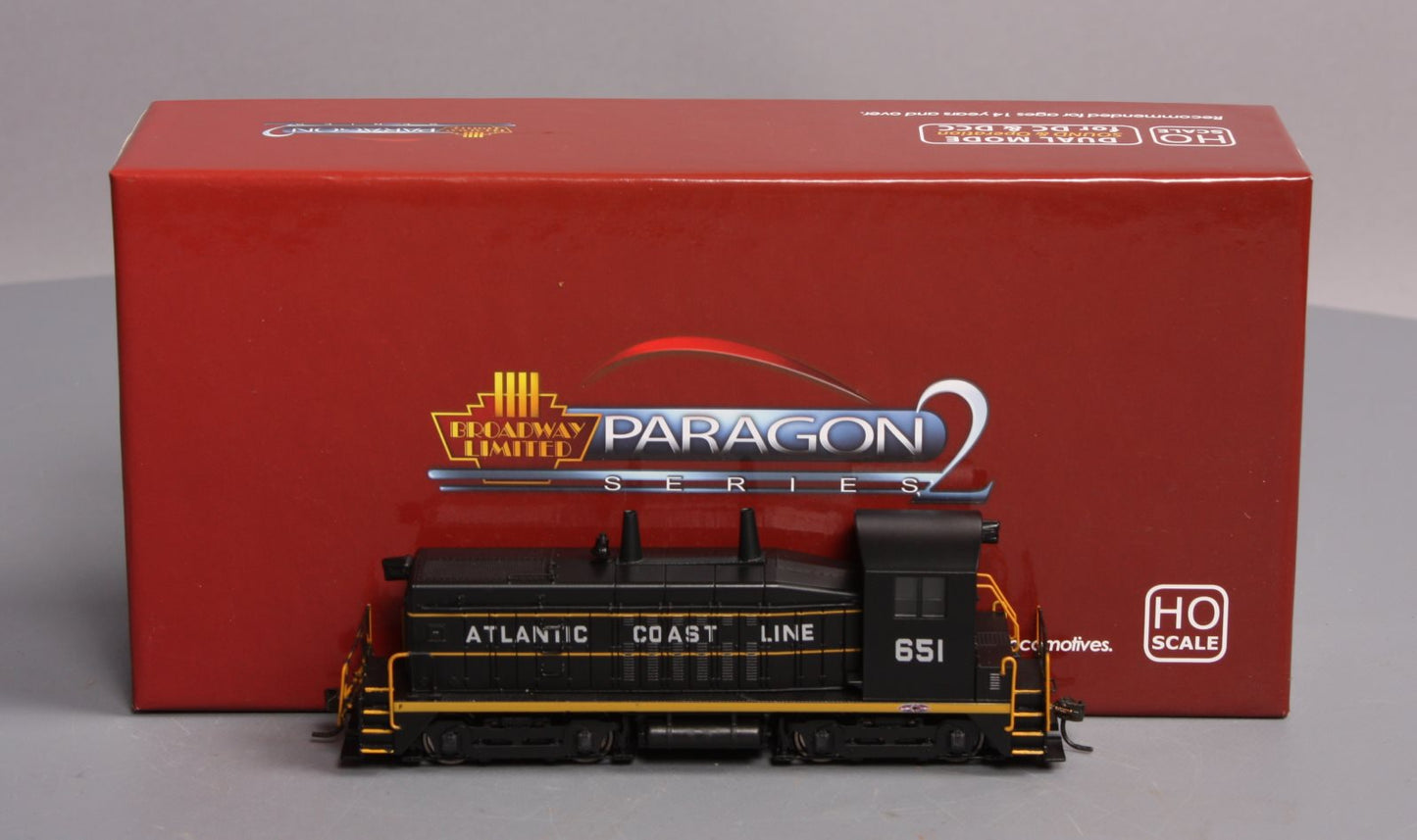 Broadway Limited 1215 HO ACL EMD SW7 Diesel Switcher #651 with Paragon 2