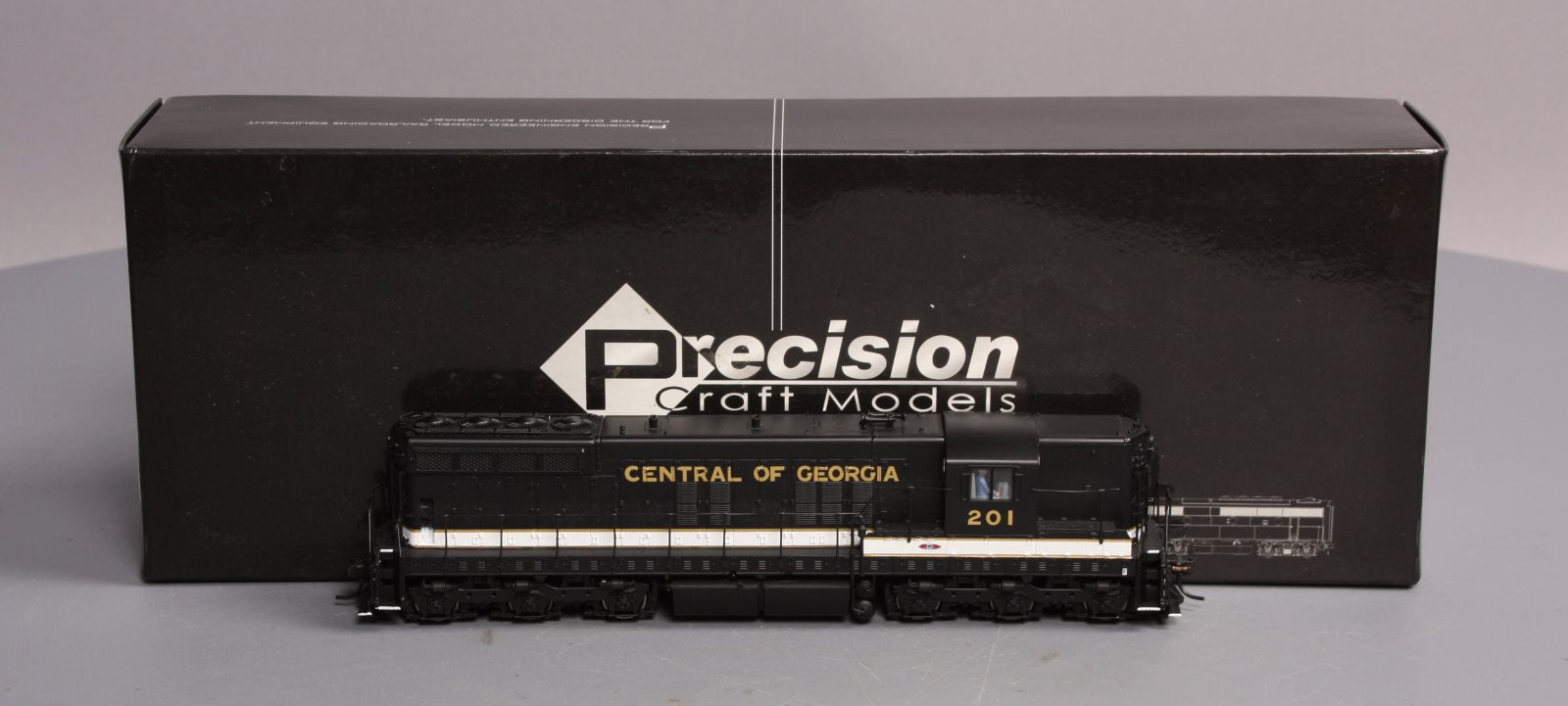 Precision Craft Models 209 HO Central of Georgia EMD SD7 #201