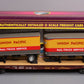 MTH 20-95124 O Gauge Union Pacific Flatcar w/ 2 Pup Trailers #53022