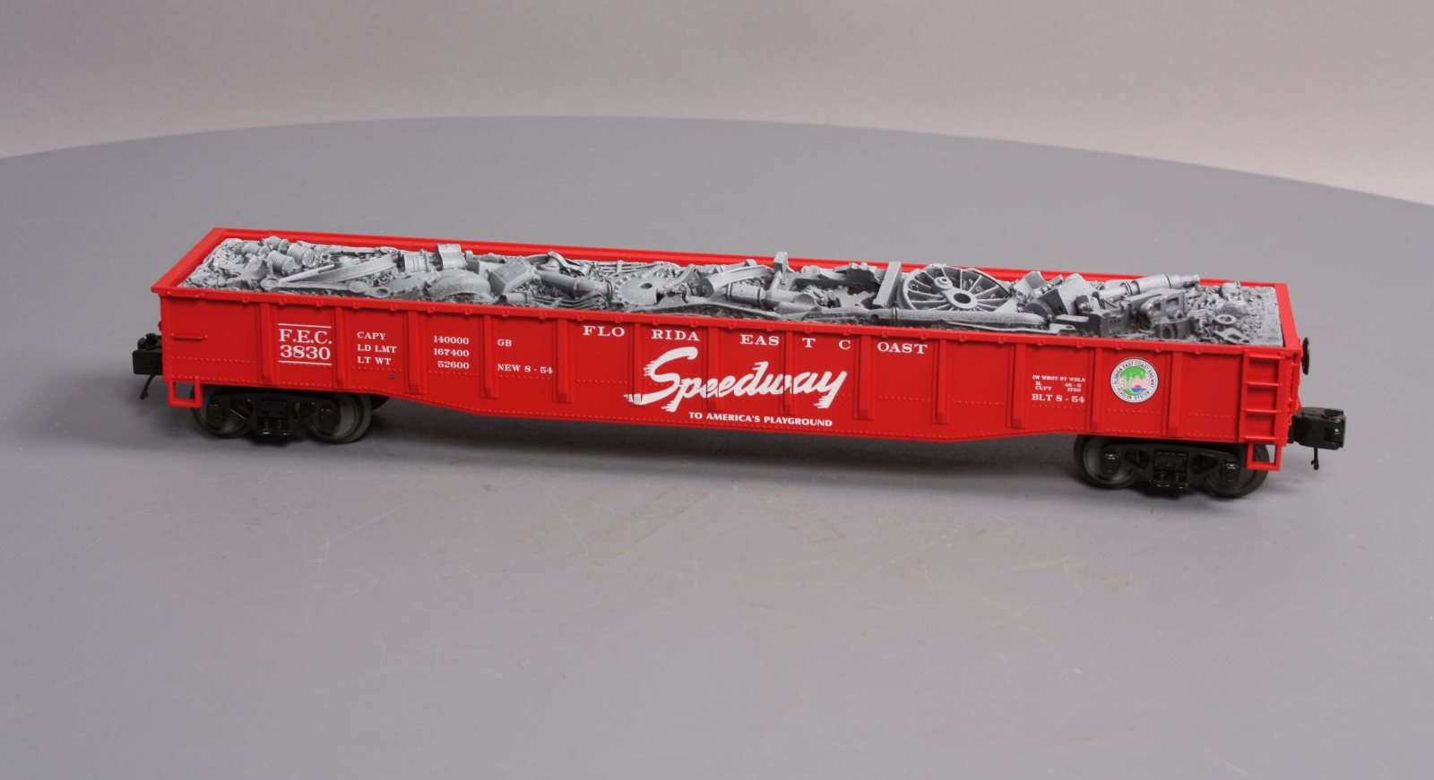 MTH 20-98980 FEC Gondola w/Junk Load