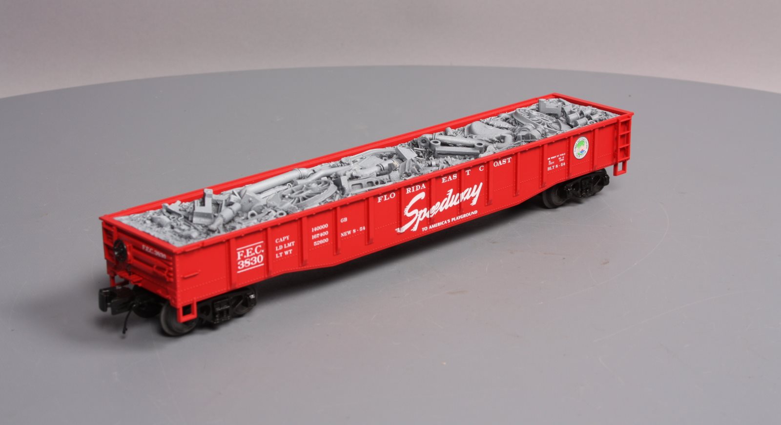 MTH 20-98980 FEC Gondola w/Junk Load