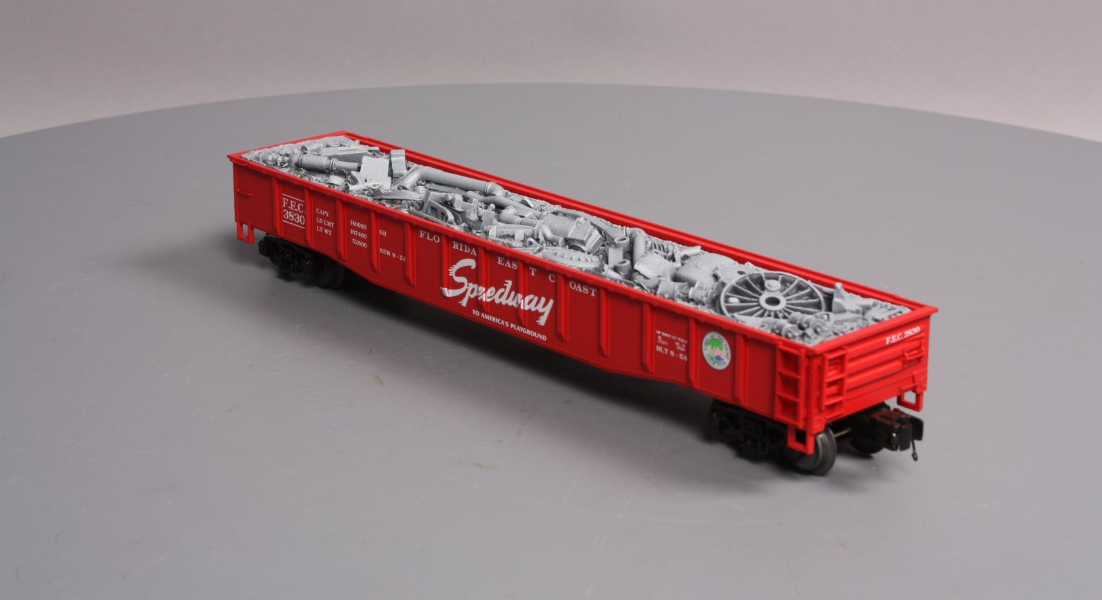 MTH 20-98980 FEC Gondola w/Junk Load