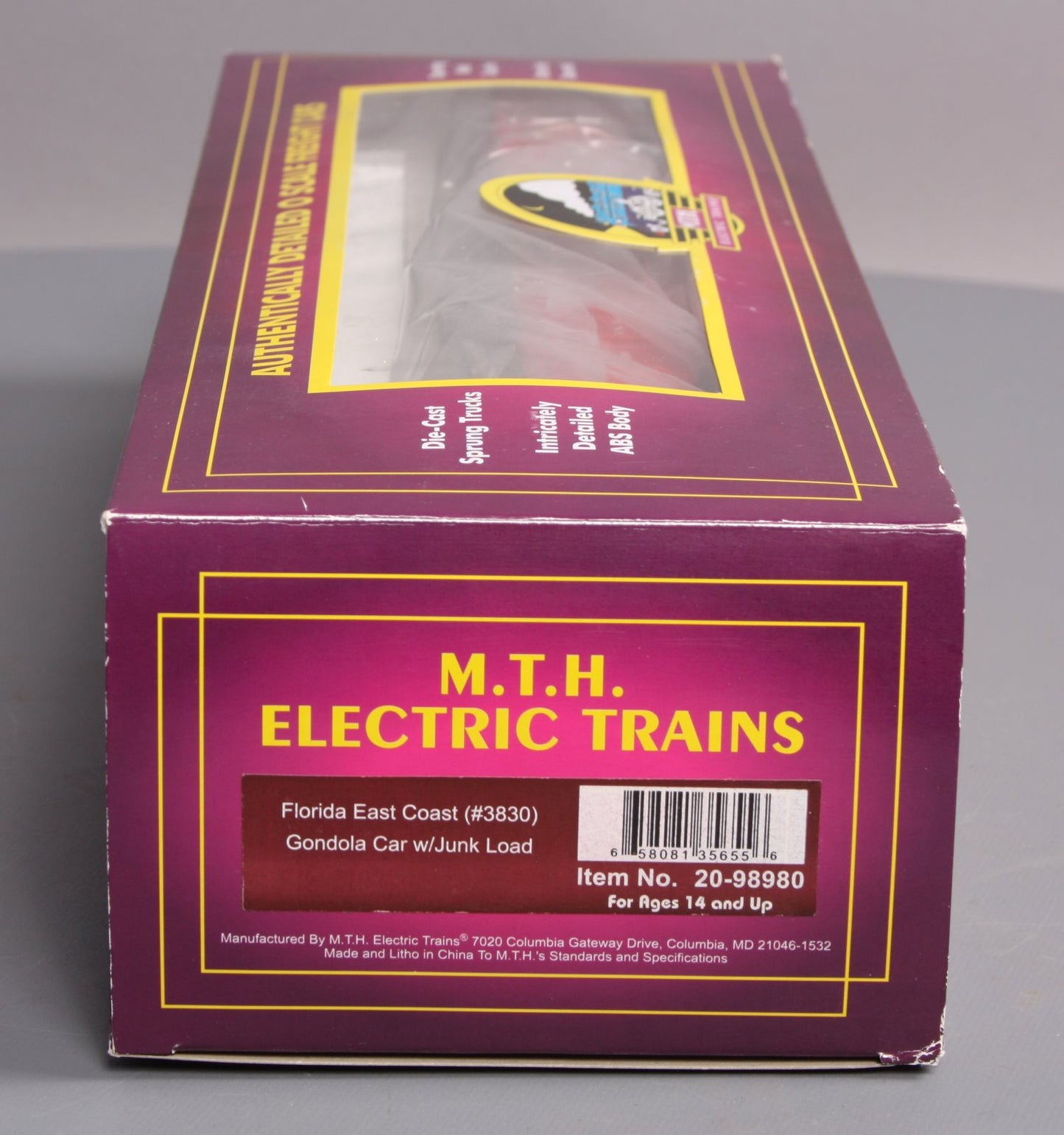 MTH 20-98980 FEC Gondola w/Junk Load
