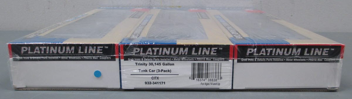 Walthers 932-341171 HO  CITX Trinity 30,145 Gallon Tank Cars (Set of 3)
