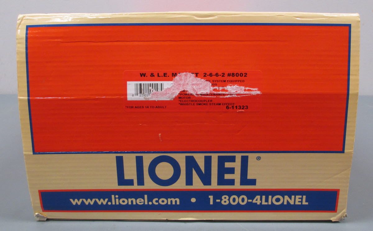 Lionel 6-11323 LEGACY W&LE 2-6-6-2 Mallet Steam Locomotive and Tender #8002