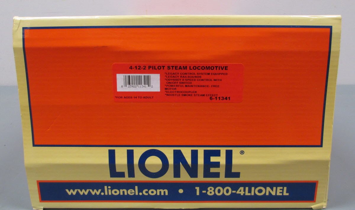 Lionel 6-11341 Undecorated 4-12-2 Pilot Locomotive and Tender
