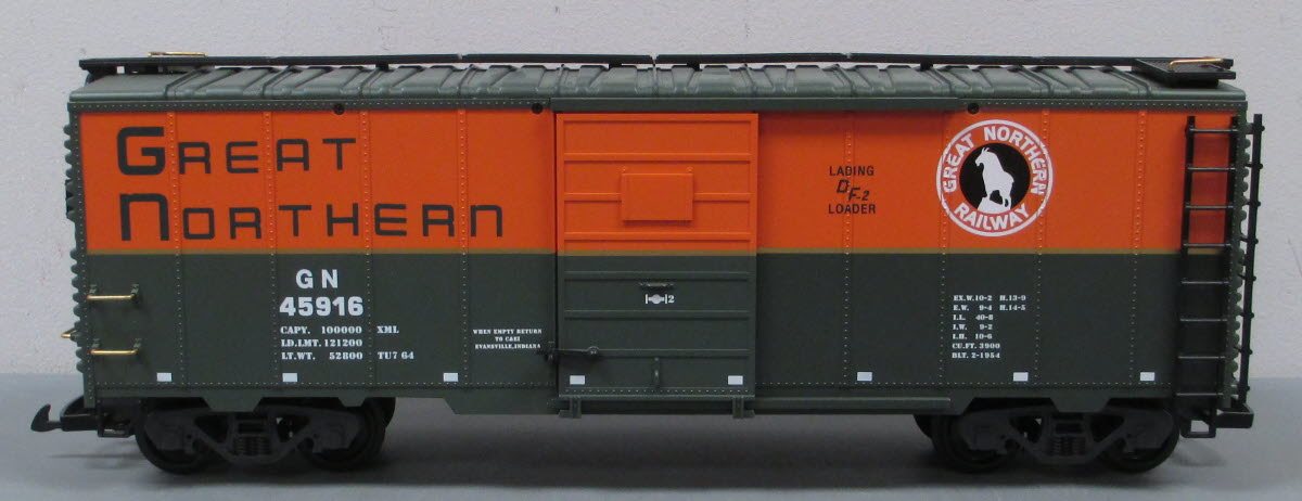 LGB 45916 G Scale Great Northern Boxcar – Trainz