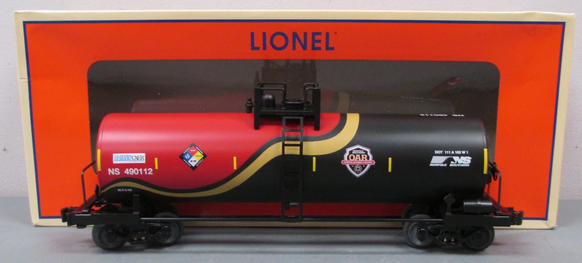 Lionel 6-84500 O Gauge Norfolk Southern Unibody Tank Car #490112