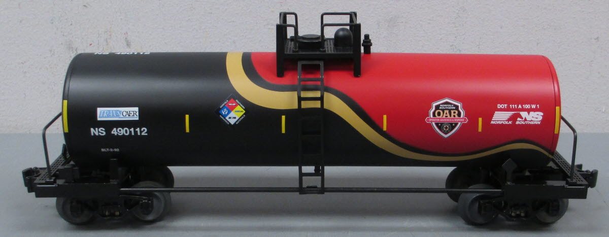 Lionel 6-84500 O Gauge Norfolk Southern Unibody Tank Car #490112