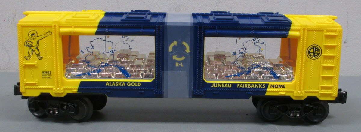 Lionel 6-83633 O Gauge Alaska Gold Mint Car