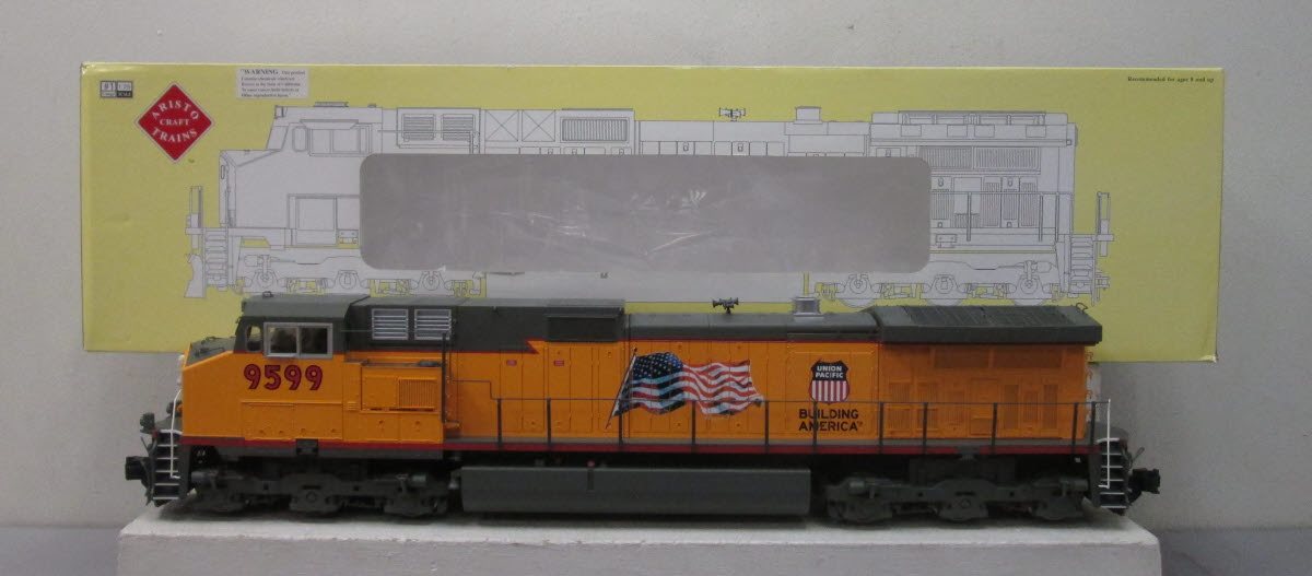 Aristo-Craft 23010 UP Flag & Wings Dash 9-44CW Diesel Locomotive #9599