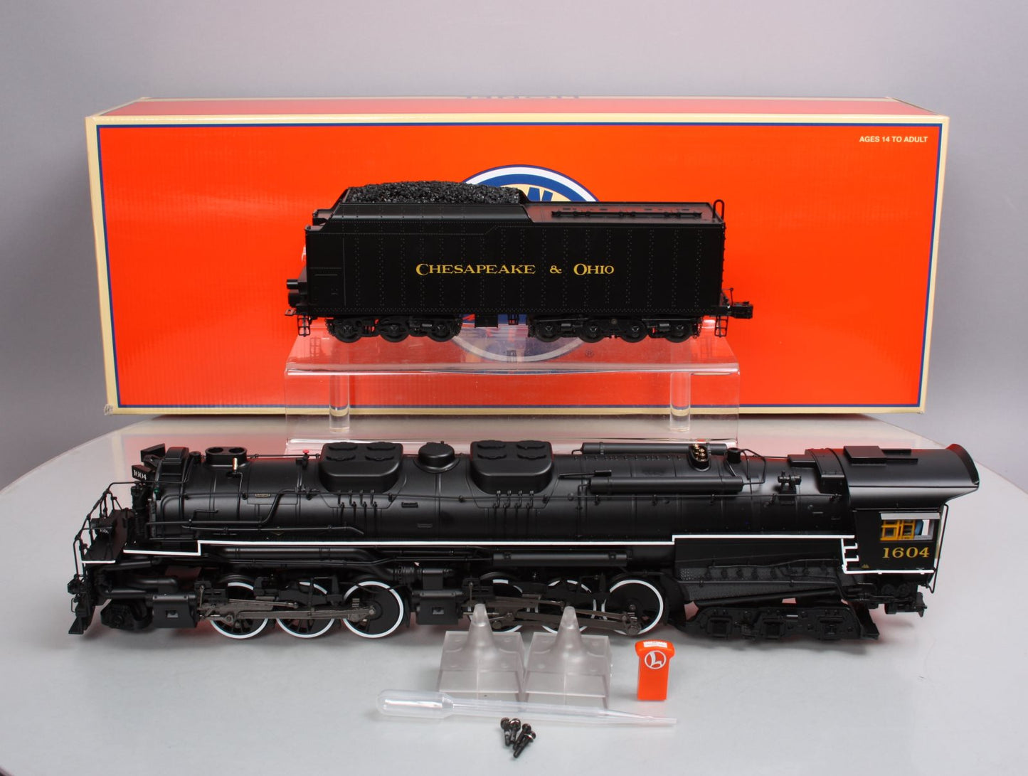 Lionel 6-82768 O C&O 2-6-6-6 Allegheny Steam Locomotive with LCS #1604