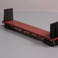 K-Line K6991 O Gauge ATSF Bulkhead Flatcar