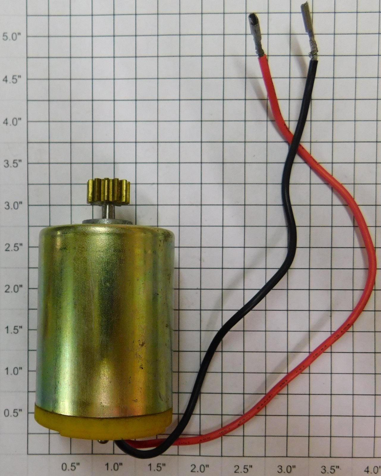 Acme 900-100X 3.0 Volt DC Can Motor with Pinion Gear