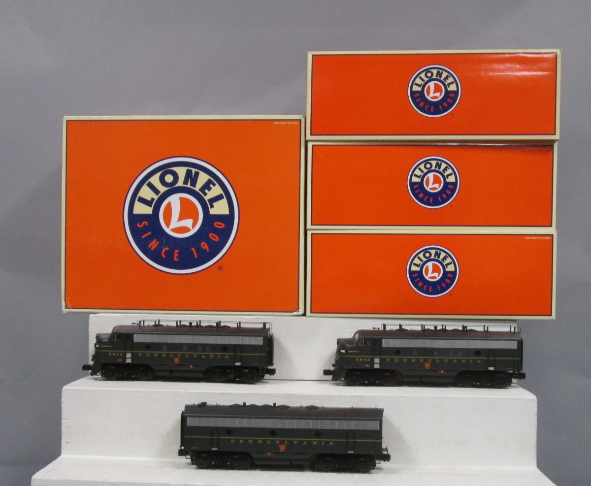 Lionel 6-24584 Pennsylvania F7 ABA Diesel Engine Set #9642/9642B/9643