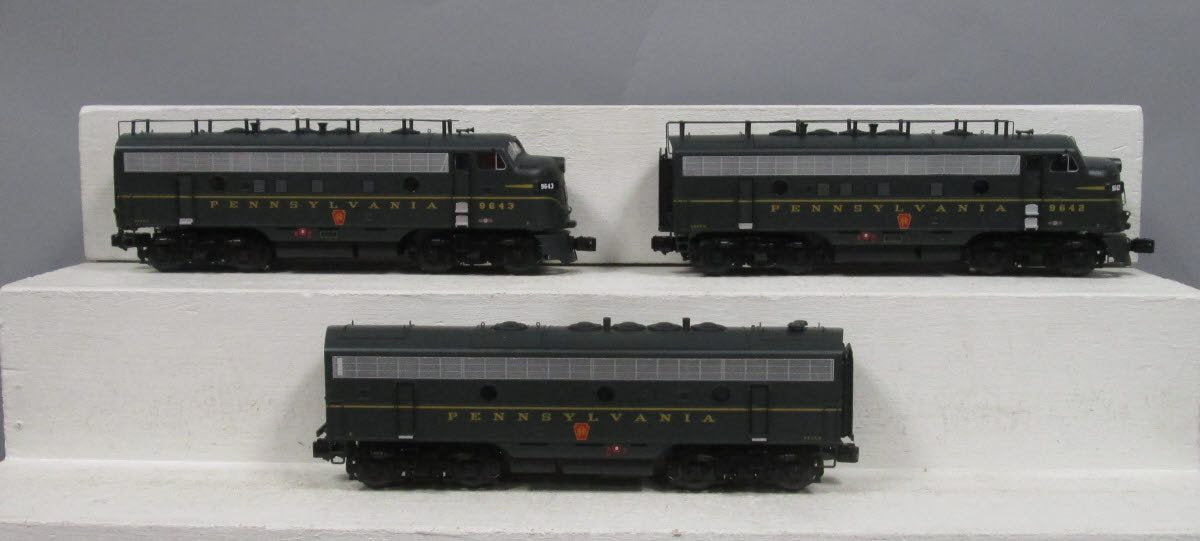 Lionel 6-24584 Pennsylvania F7 ABA Diesel Engine Set #9642/9642B/9643