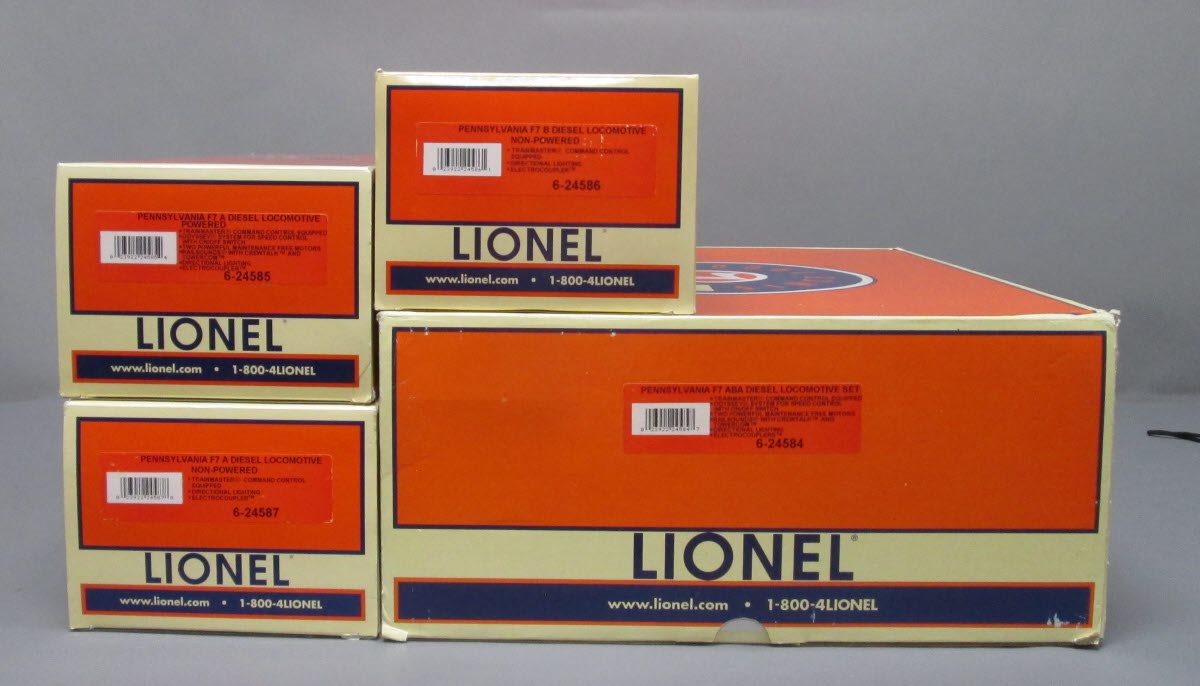 Lionel 6-24584 Pennsylvania F7 ABA Diesel Engine Set #9642/9642B/9643