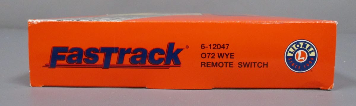 Lionel 6-12047 O-72 Remote-Control FasTrack Wye Switch Turnout