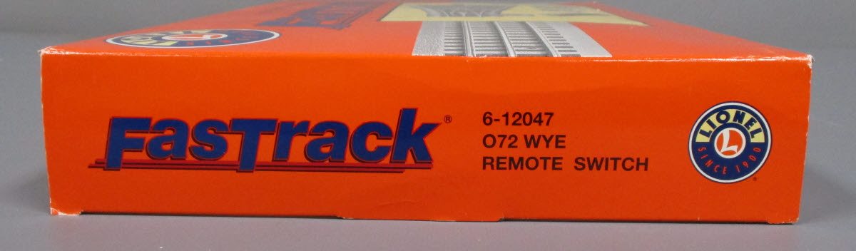 Lionel 6-12047 O-72 Remote-Control FasTrack Wye Switch Turnout