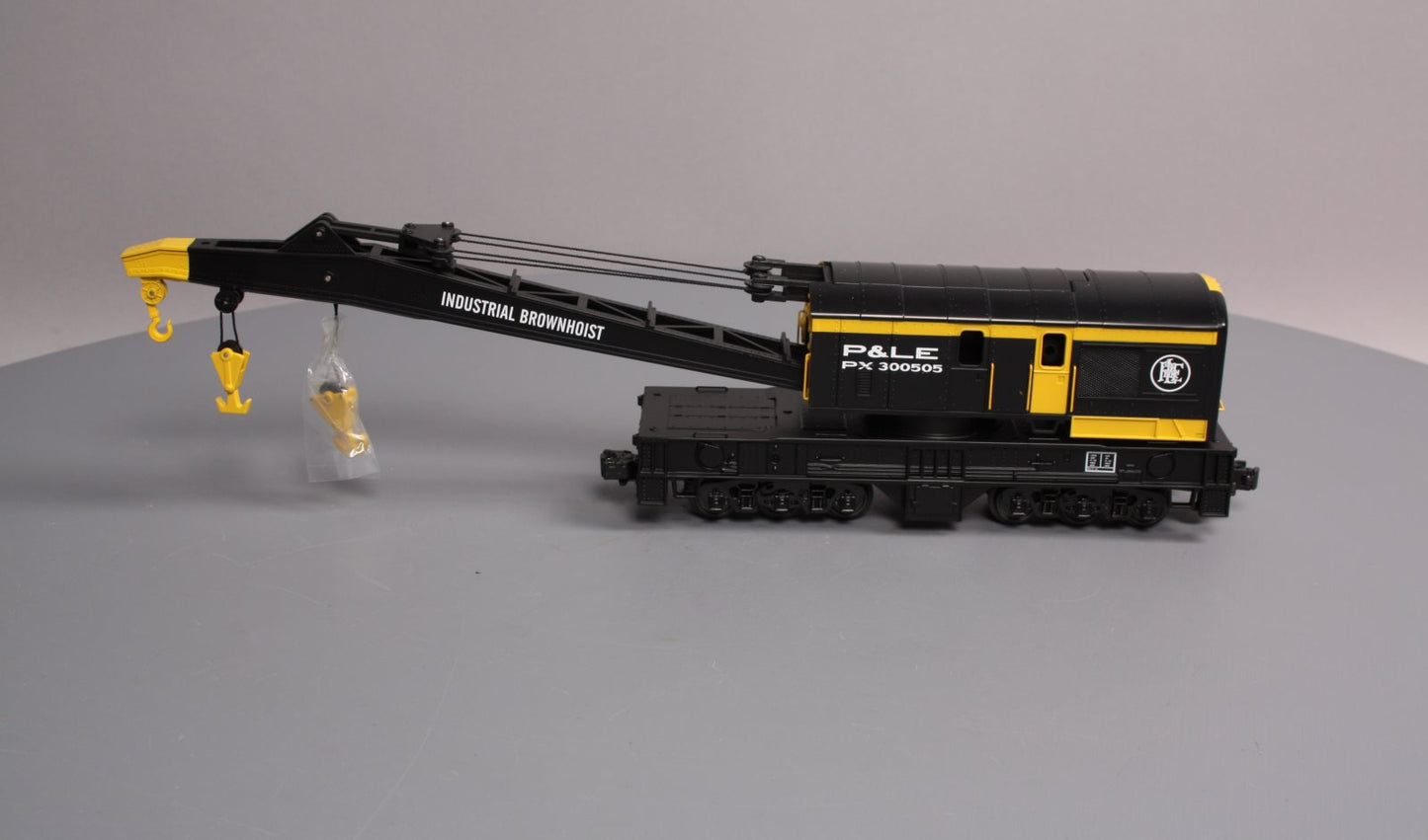 MTH 20-98973 O Gauge Pittsburgh & Lake Erie Crane Car #PX300505
