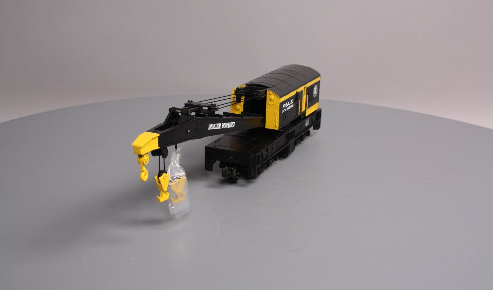 MTH 20-98973 O Gauge Pittsburgh & Lake Erie Crane Car #PX300505