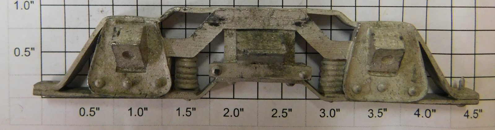 Acme 80001-104X G Unpainted 2-Axle Metal Truck Side Frame