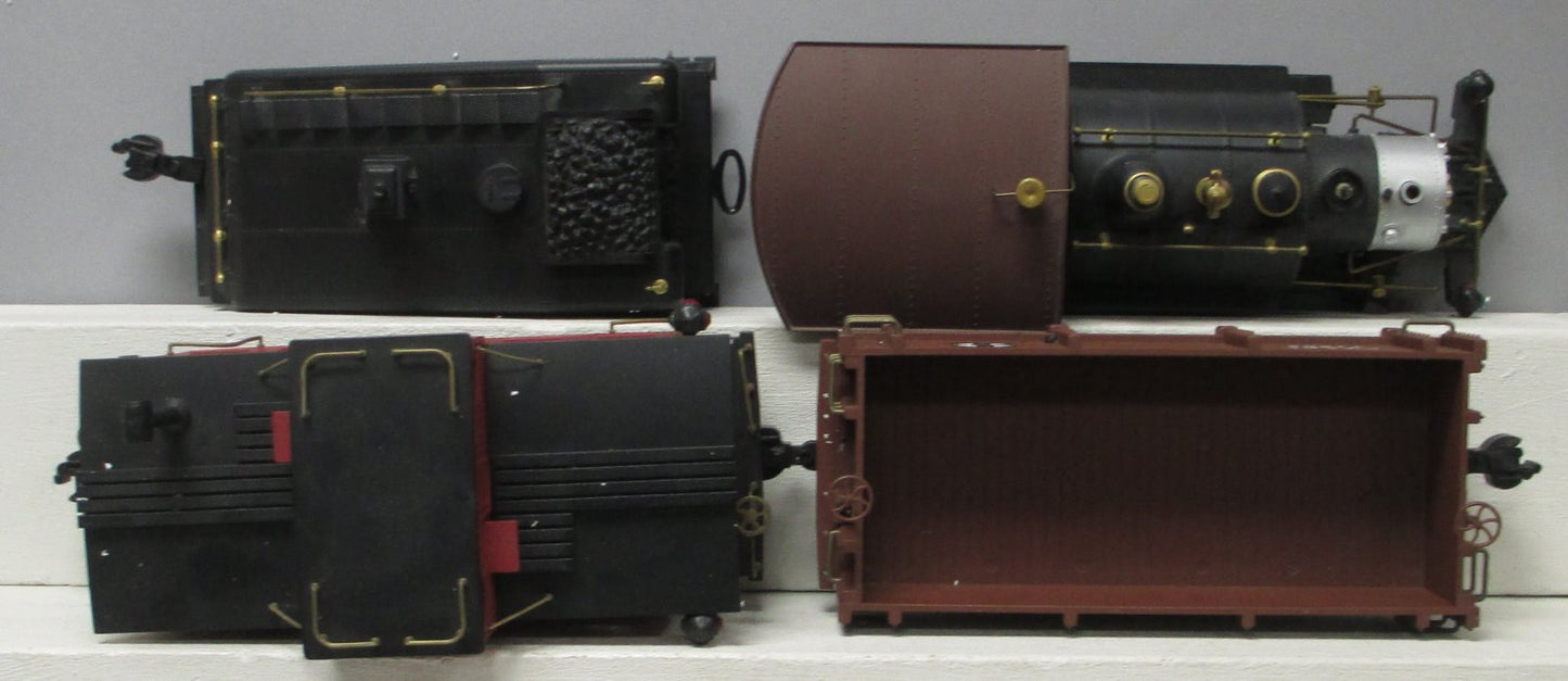 Aristo-Craft 28402 Santa Fe Old Timer G Gauge Steam Frieght Train Set