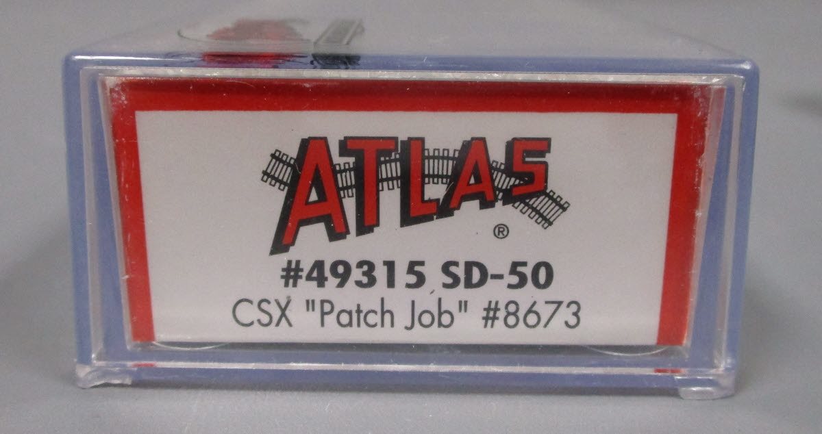 Atlas 49315 N CSX Patch Job SD-50 Diesel Locomotive #8673