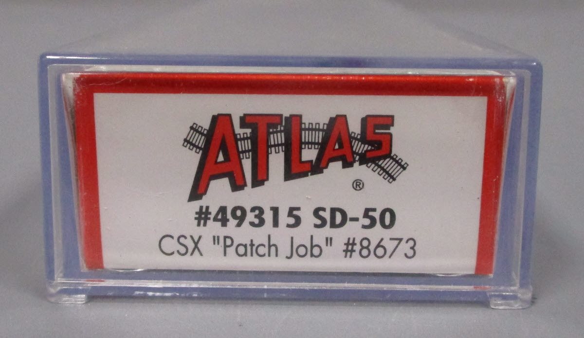 Atlas 49315 N CSX Patch Job SD-50 Diesel Locomotive #8673