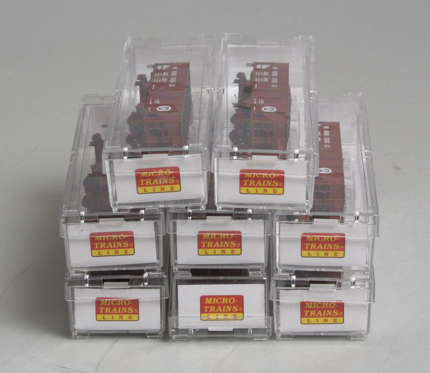 Micro-Trains 99300807 N Pennsylvania 33' Twin Bay Hopper w/Load (Set of 8)