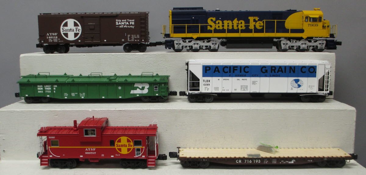 Lionel santa fe freight train set deals