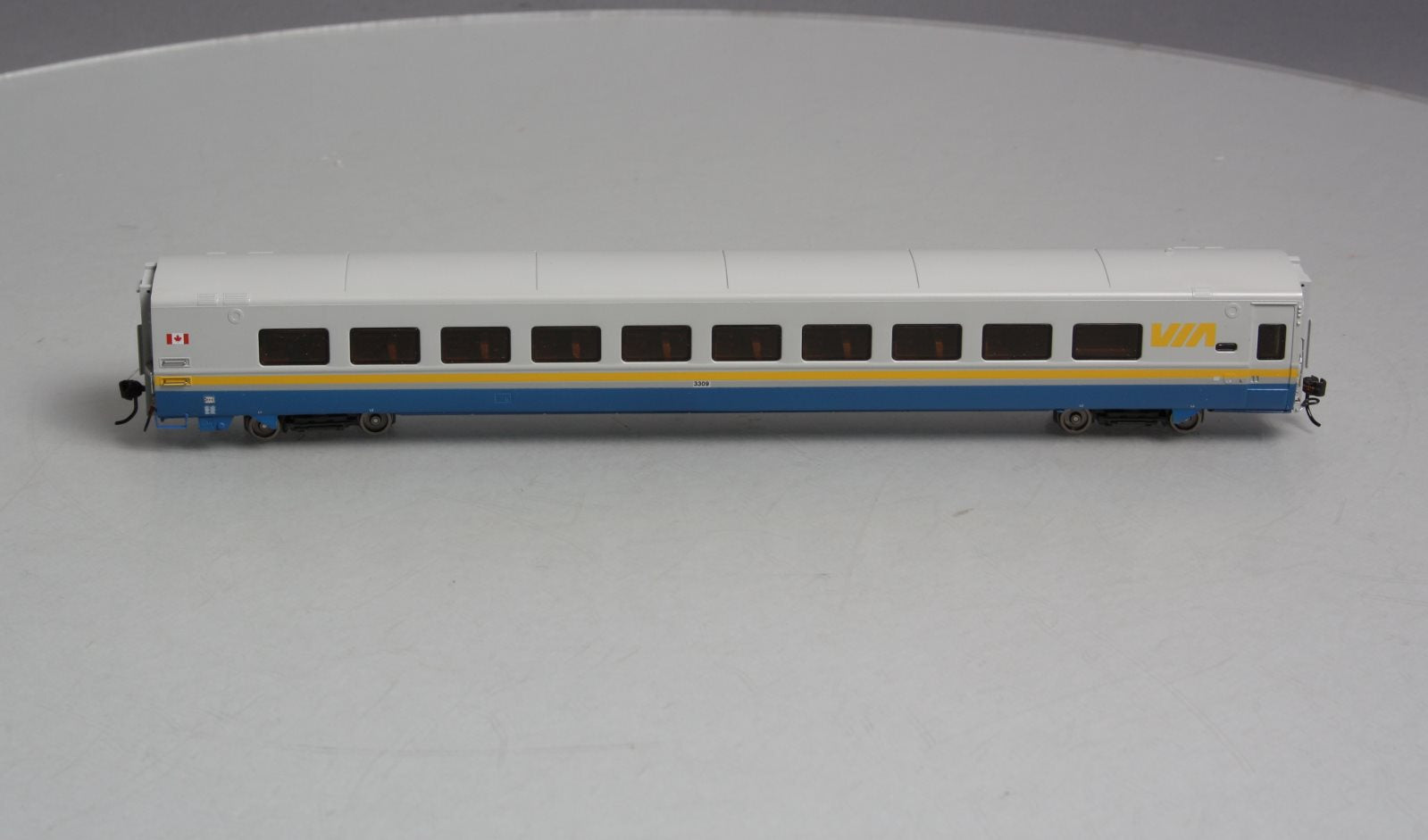 Rapido 108002 HO Scale VIA Rail LRC Coach #3309