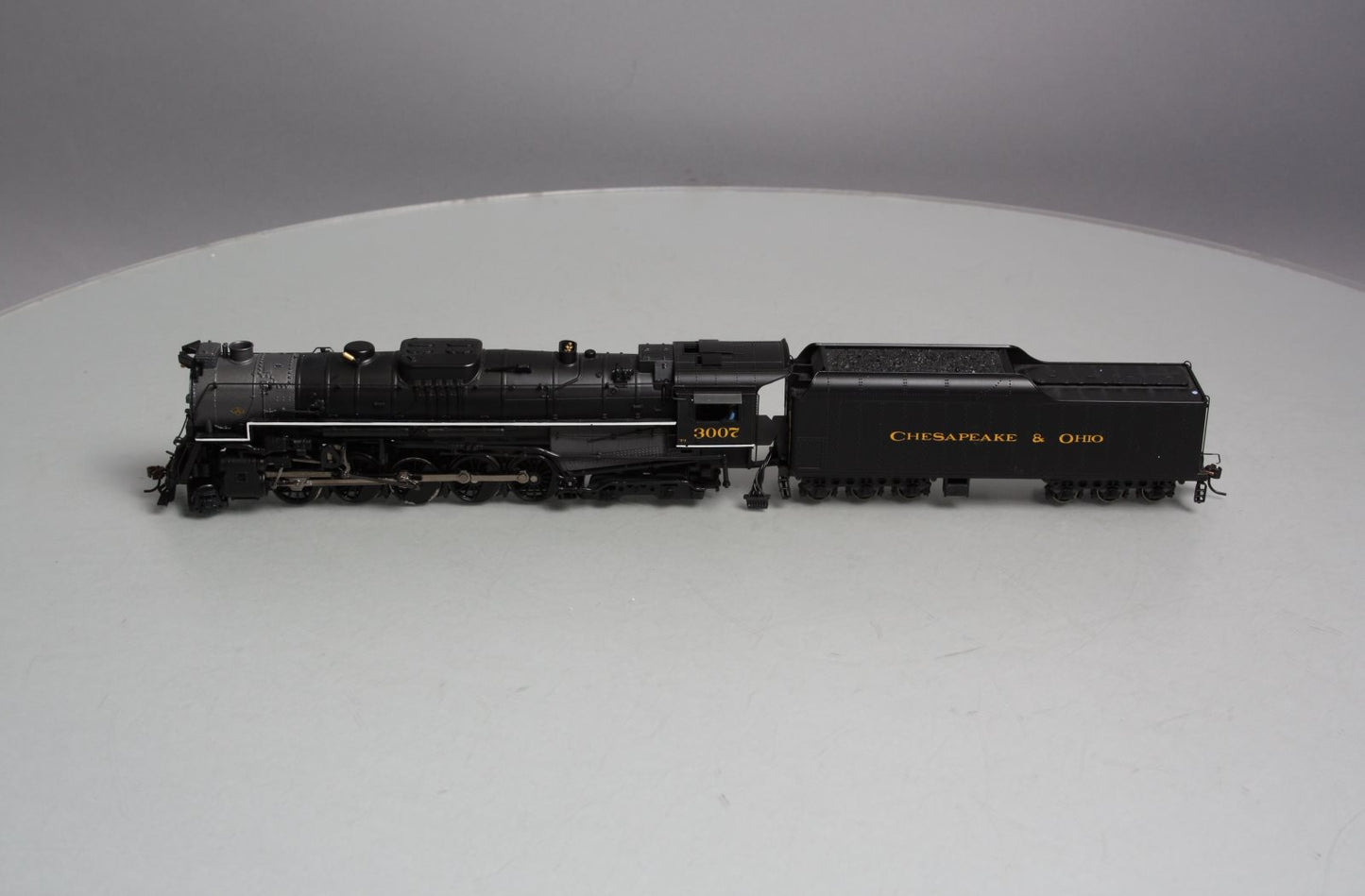 Broadway Limited 5017 HO C&O Class T-1 2-10-4 Steam Locomotive & Tender #3007