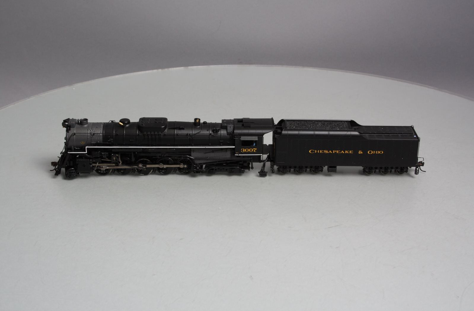 Broadway Limited 5017 HO C&O Class T-1 2-10-4 Steam Locomotive & Tender #3007