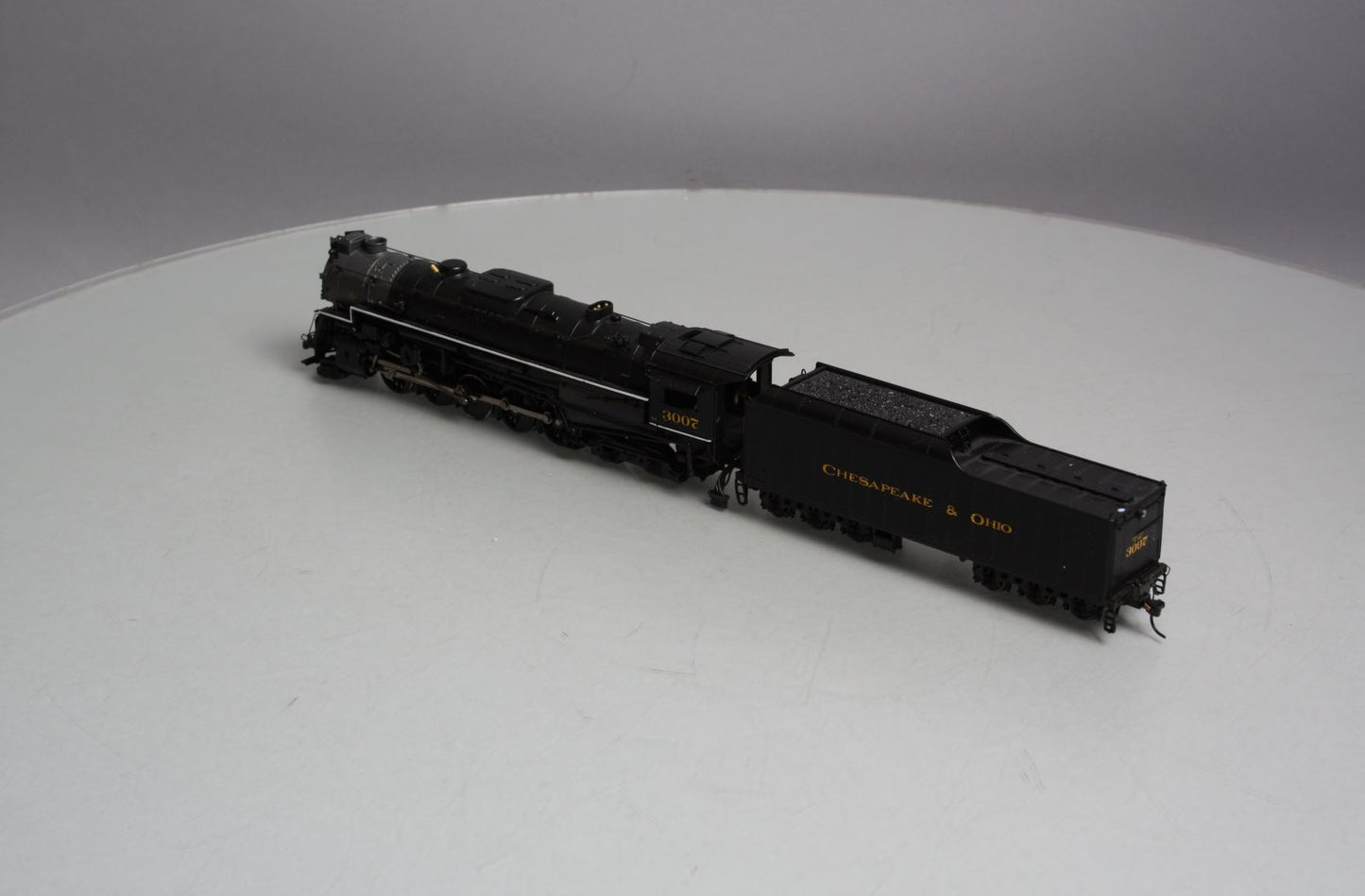 Broadway Limited 5017 HO C&O Class T-1 2-10-4 Steam Locomotive & Tender #3007