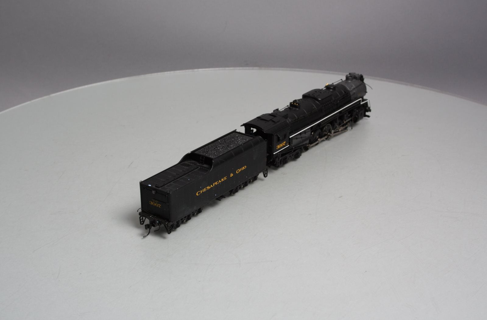 Broadway Limited 5017 HO C&O Class T-1 2-10-4 Steam Locomotive & Tender #3007