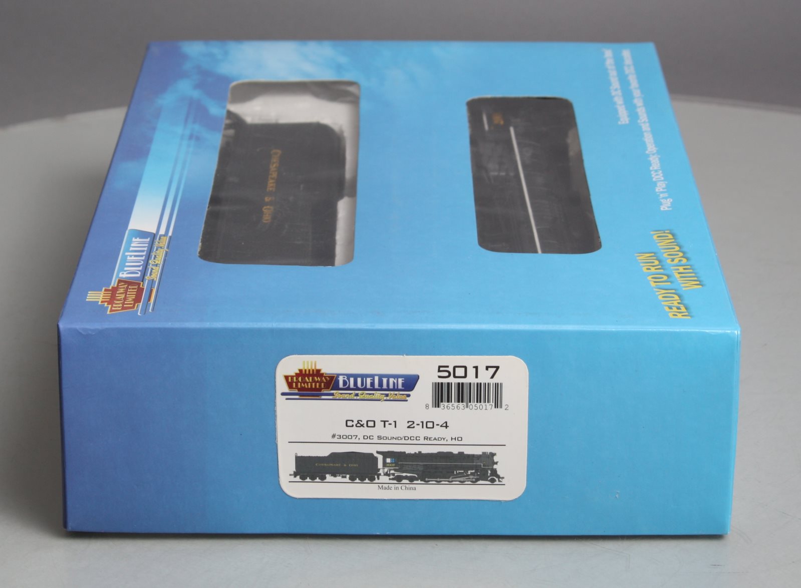 Broadway Limited 5017 HO C&O Class T-1 2-10-4 Steam Locomotive & Tender #3007