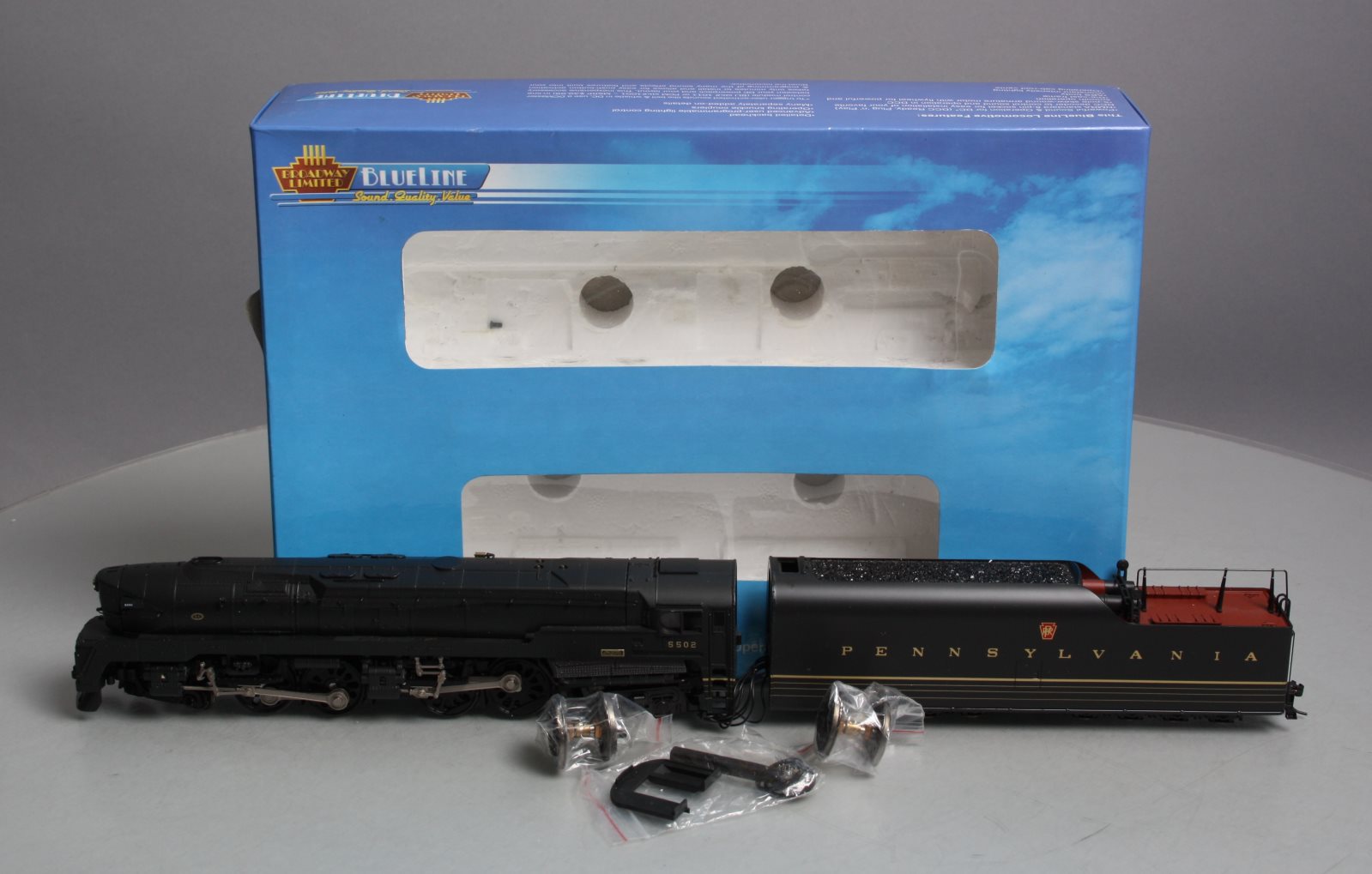 Broadway Limited 5140 HO PRR T1 Duplex 4-4-4-4 Steam Locomotive with Sound #5502