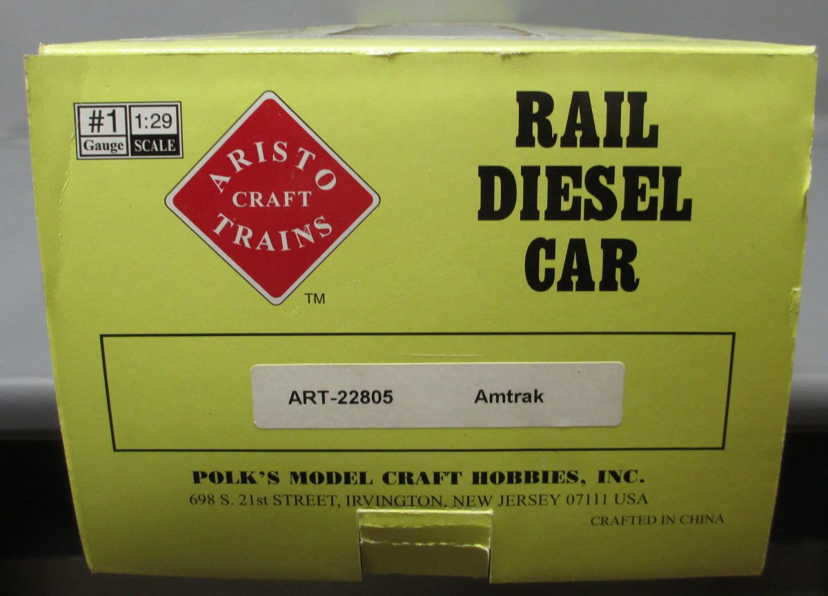 Aristo-Craft 22805 G Amtrak Budd Rail Diesel Car #10