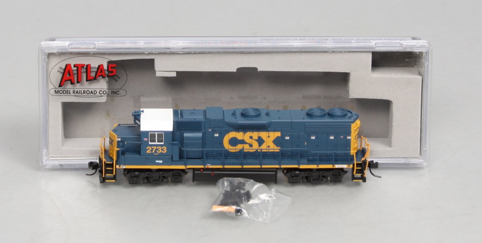 Atlas 47632 N Scale CSX GP38-2 #2733 – Trainz