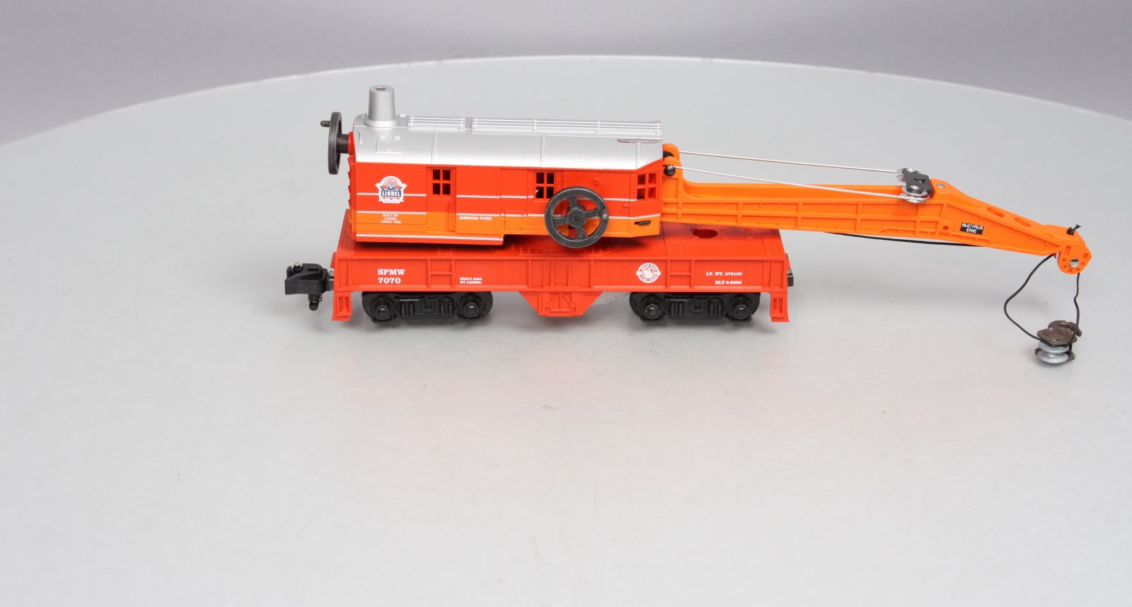 American Flyer 6-48218 S Scale Southern Pacific TTOS Crane Car