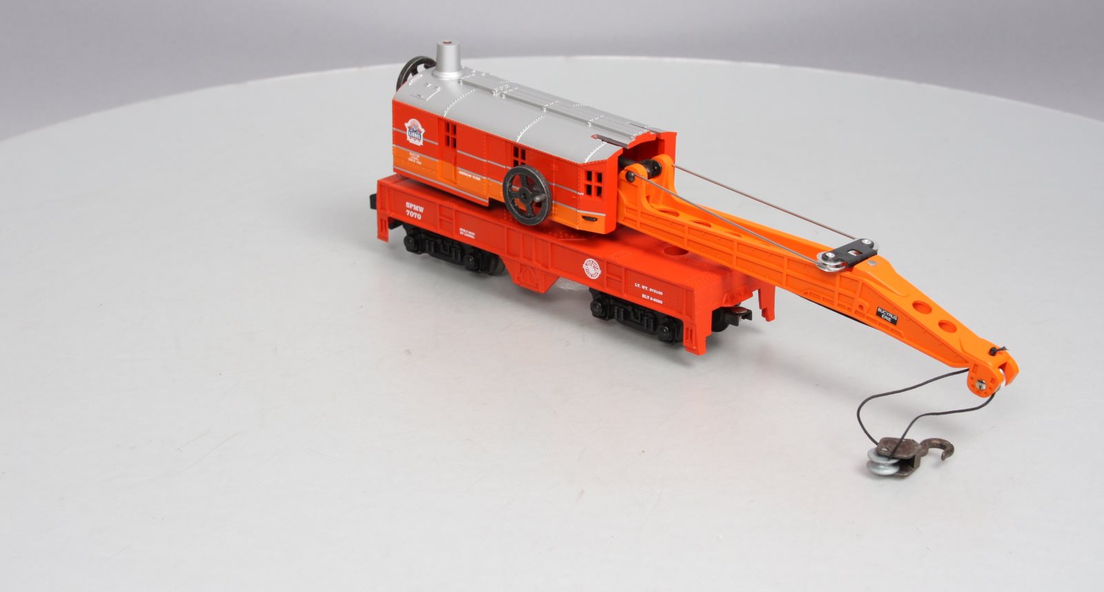 American Flyer 6-48218 S Scale Southern Pacific TTOS Crane Car