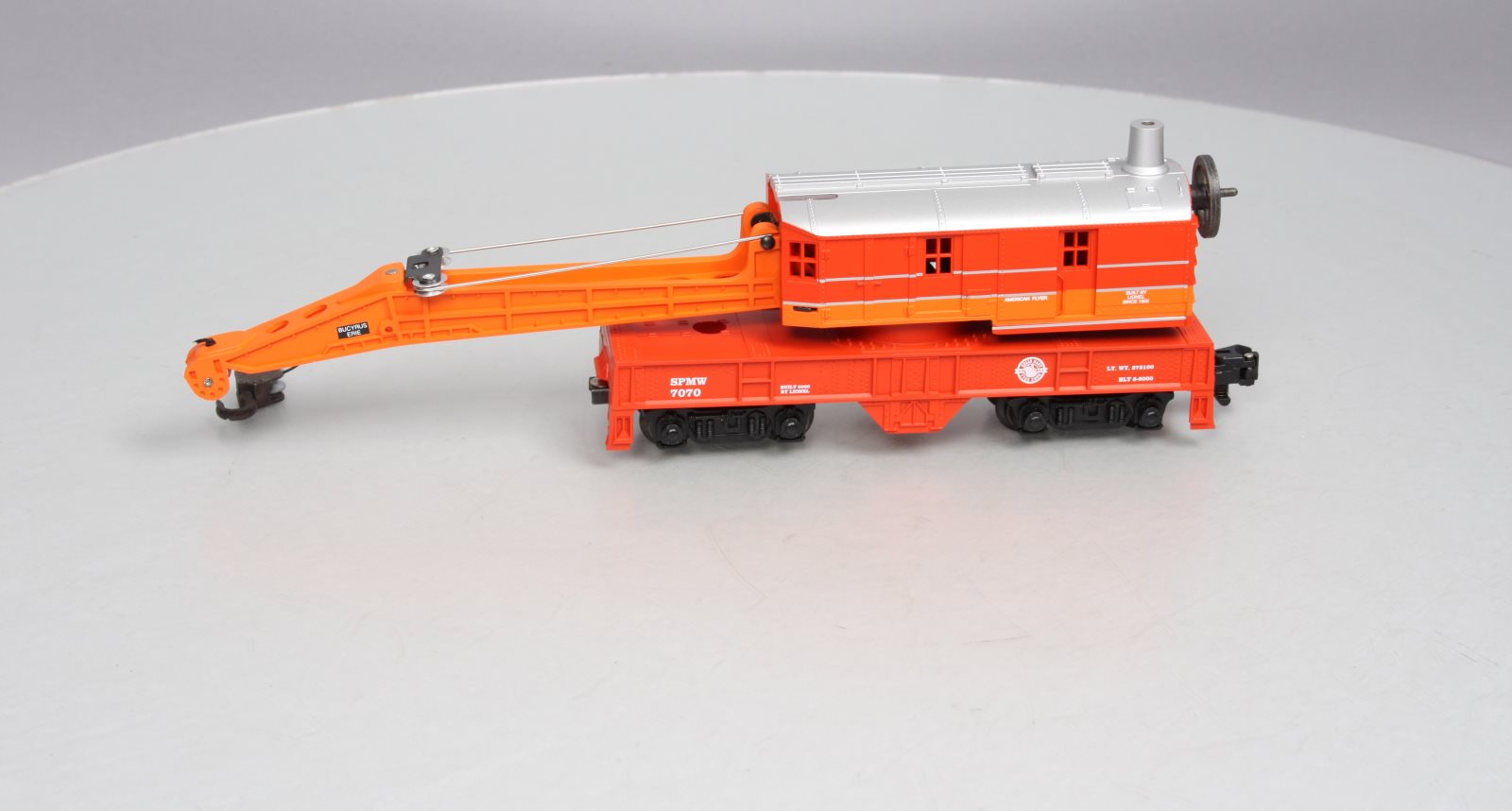 American Flyer 6-48218 S Scale Southern Pacific TTOS Crane Car