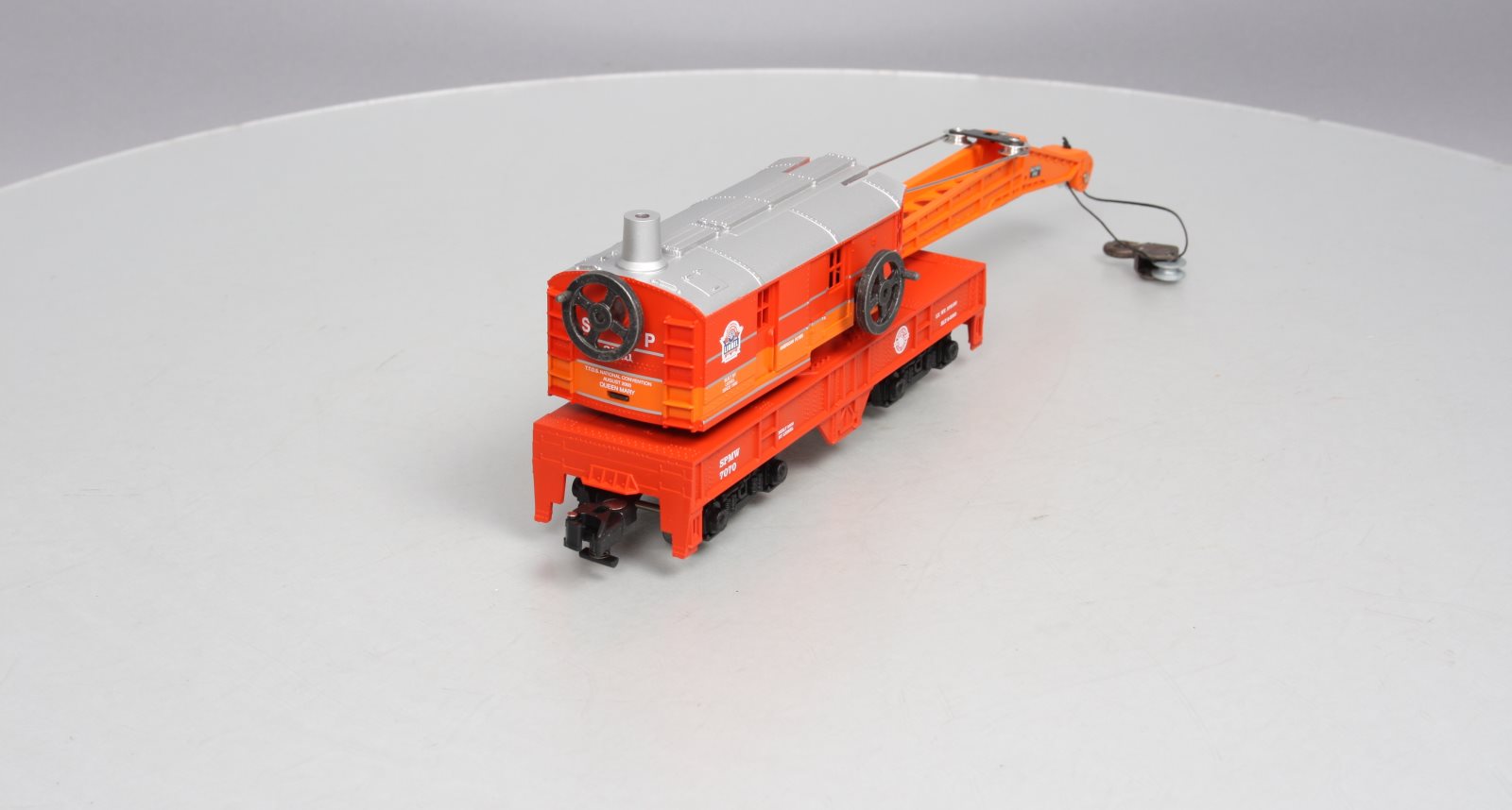 American Flyer 6-48218 S Scale Southern Pacific TTOS Crane Car